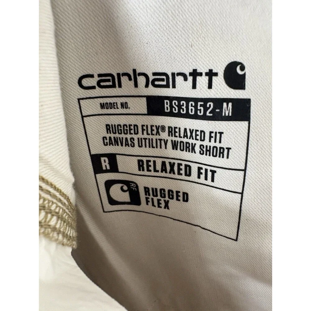 READ Carhartt Slim‎ Fit Tan Chino Utility Pant Women’s Size 18 Workwear